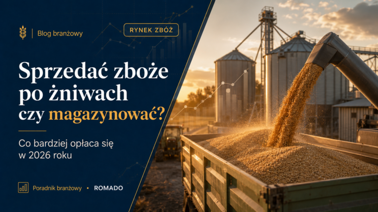 Sprzedać zboże od razu po żniwach czy magazynować